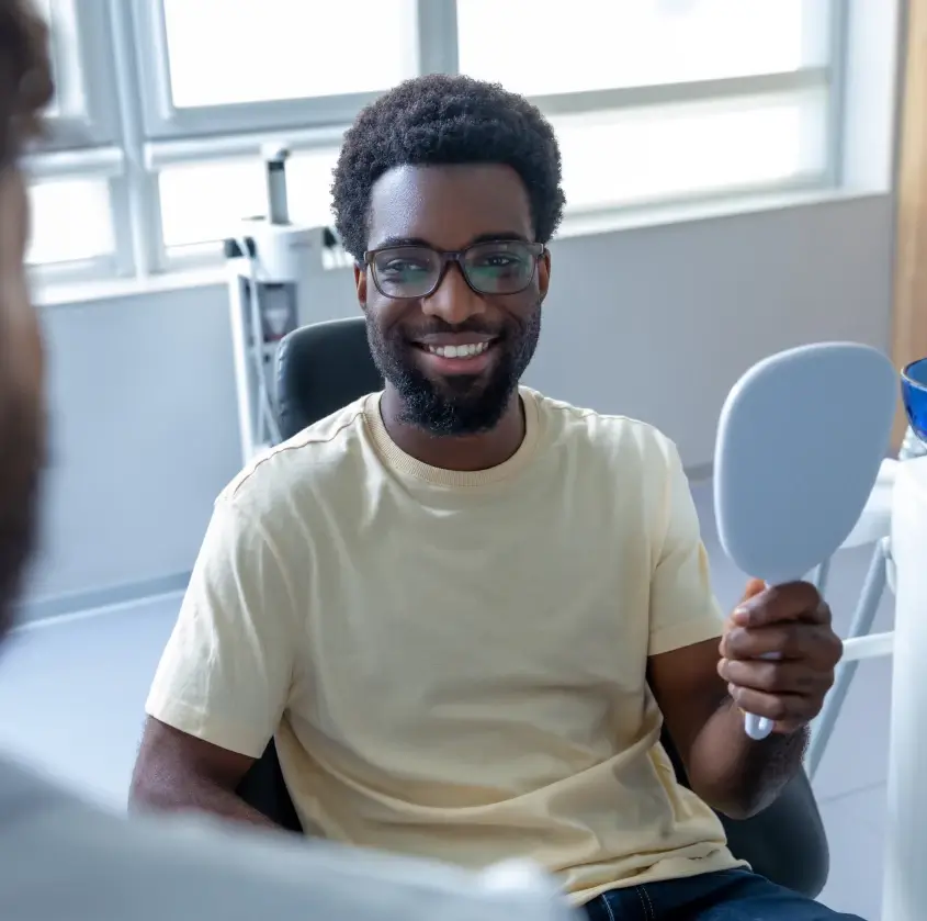 A smiling young man